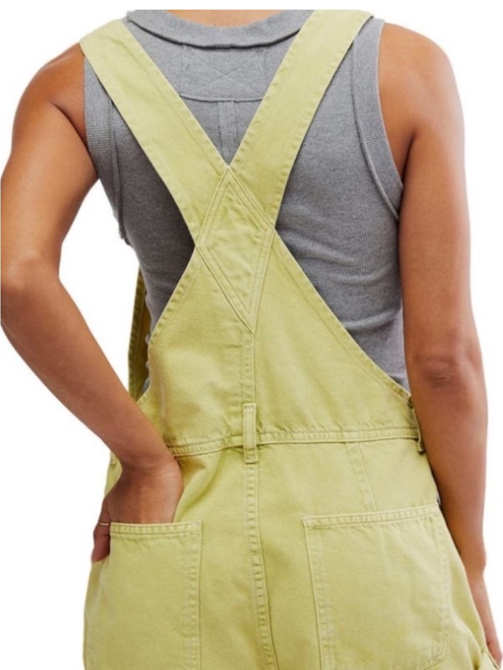 Free people we the free short overalls M - Picture 2 of 4